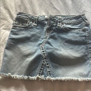 Denim Mini Skirt